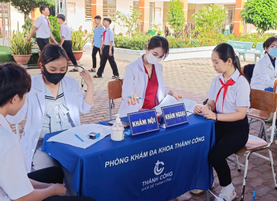 Trường Thcs Thanh An tổ chức khám sức khỏe đầu năm học 2026–2027 cho học sinh